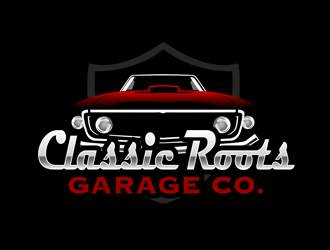 Classic Roots Garage Co. - Hotrod & Fab logo design by kunejo