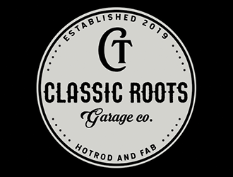Classic Roots Garage Co. - Hotrod & Fab logo design by Optimus