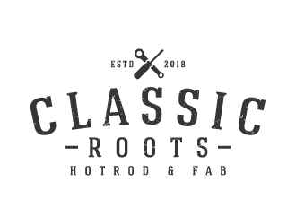 Classic Roots Garage Co. - Hotrod & Fab logo design by akilis13