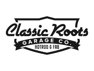 Classic Roots Garage Co. - Hotrod & Fab logo design by jaize