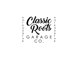 Classic Roots Garage Co. - Hotrod & Fab logo design by meliodas