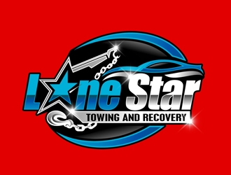 Lone Star Towing And Recovery logo design by DreamLogoDesign