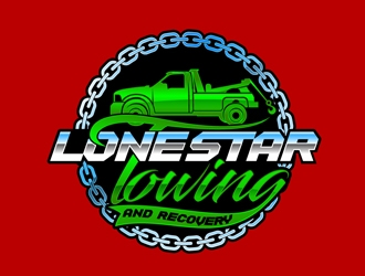 Lone Star Towing And Recovery logo design by DreamLogoDesign