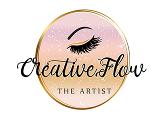 Creative Flow The Artist logo design by 3Dlogos