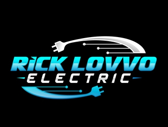Rick Lovvo Electric logo design by DreamLogoDesign