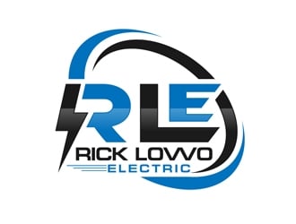 Rick Lovvo Electric logo design by DreamLogoDesign