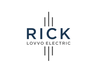 Rick Lovvo Electric logo design by Zhafir