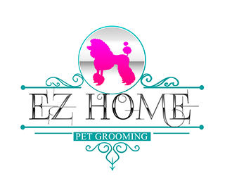 EZ HOME PET GROOMING logo design by 3Dlogos