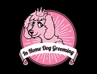 EZ HOME PET GROOMING logo design by Click4logo