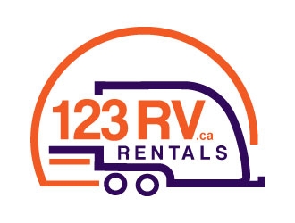 123 RV RENTALS logo design by Suvendu