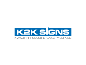 K2K SIGNS logo design by qqdesigns