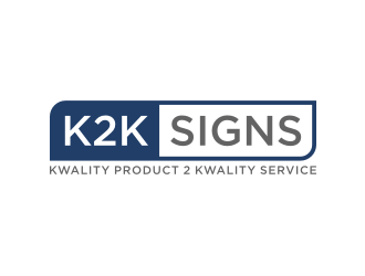 K2K SIGNS logo design by nurul_rizkon