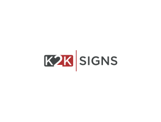 K2K SIGNS logo design by bricton