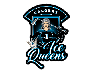 ICE QUEENS logo design by SiliaD