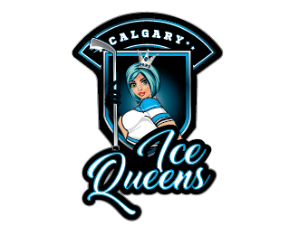 ICE QUEENS logo design by SiliaD