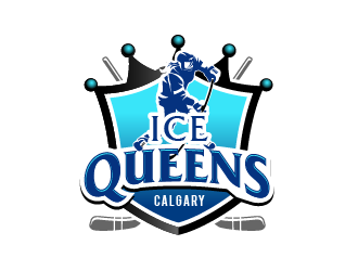 ICE QUEENS logo design by SOLARFLARE