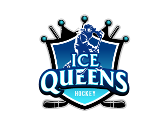 ICE QUEENS logo design by SOLARFLARE
