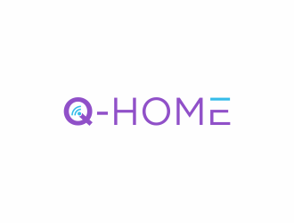 Q-Home logo design by santrie