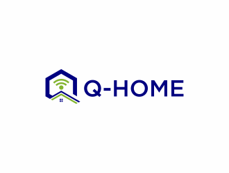 Q-Home logo design by santrie