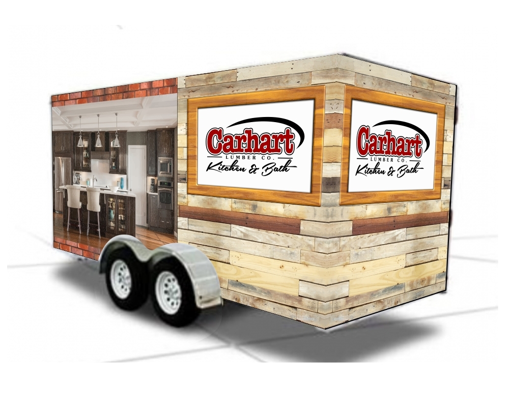 Carhart Lumber Co. - Need to add Kitchen & Bath to the original logo logo design by aura