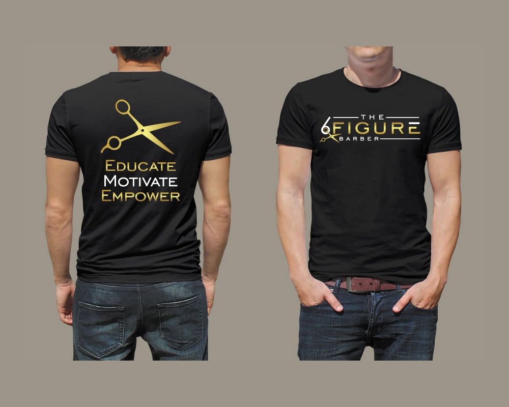 The 6 Figure Barber Digital Design 48hourslogo