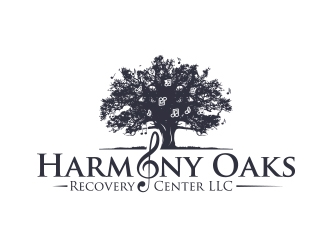 Harmony Oaks Recovery Center LLC logo design by MarkindDesign