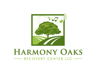 Harmony Oaks Recovery Center LLC logo design by pencilhand