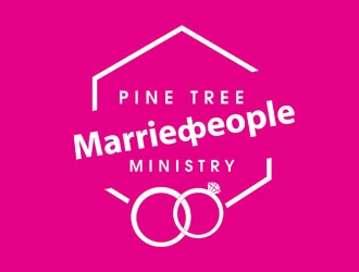 Pine Tree Married People Ministry logo design by LogoInvent