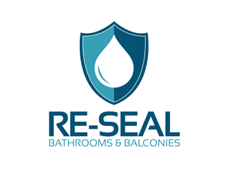 RE-SEAL BATHROOMS & BALCONIES logo design by kunejo