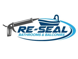 RE-SEAL BATHROOMS & BALCONIES logo design by jaize