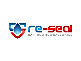 RE-SEAL BATHROOMS & BALCONIES logo design by mutafailan