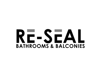 RE-SEAL BATHROOMS & BALCONIES logo design by giphone