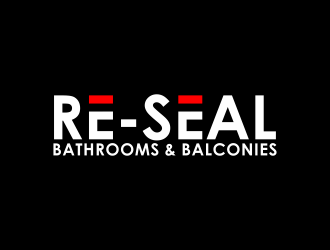 RE-SEAL BATHROOMS & BALCONIES logo design by giphone