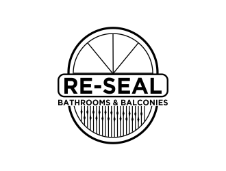 RE-SEAL BATHROOMS & BALCONIES logo design by Greenlight