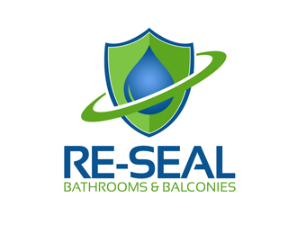 RE-SEAL BATHROOMS & BALCONIES logo design by kunejo