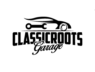Classic Roots Garage Co. - Hotrod & Fab logo design by dchris