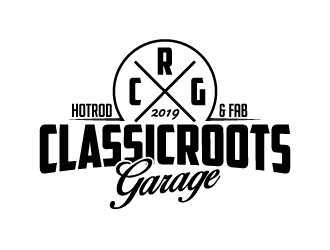 Classic Roots Garage Co. - Hotrod & Fab logo design by dchris