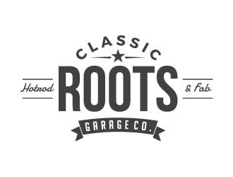Classic Roots Garage Co. - Hotrod & Fab logo design by dchris
