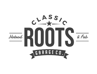 Classic Roots Garage Co. - Hotrod & Fab logo design by dchris