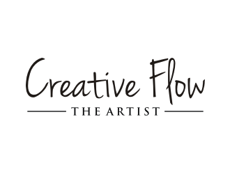 Creative Flow The Artist logo design by logitec