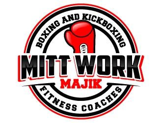 MITT WORK MAJIK logo design by jaize
