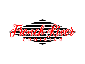 French River Cruising logo design by done