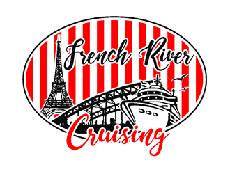 French River Cruising logo design by coco