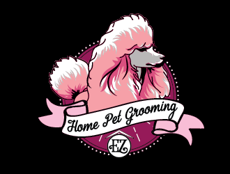 EZ HOME PET GROOMING logo design by SiliaD