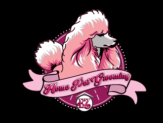 EZ HOME PET GROOMING logo design by SiliaD