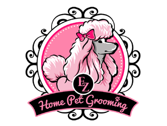 EZ HOME PET GROOMING logo design by ingepro