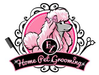 EZ HOME PET GROOMING logo design by ingepro