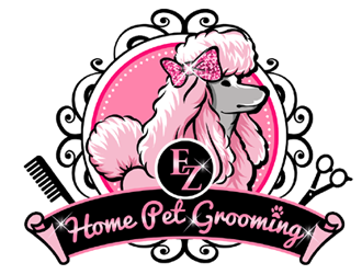 EZ HOME PET GROOMING logo design by ingepro
