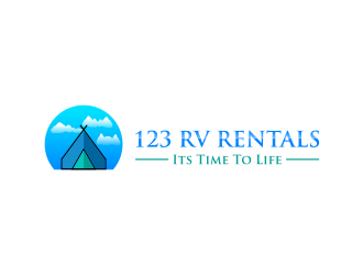 123 RV RENTALS logo design by meliodas