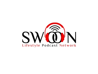 Swoon Lifestyle Podcast Network logo design by Rock